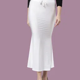 TWIN BIRDS High Rise Stretchable Shimmer Saree Shape Wear With Side Slit-image-74