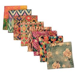 The Tie Hub Pack Of 8 Printed Pocket Squares-49