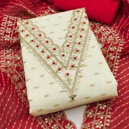 Maroosh Embellished Unstitched Dress Material-image-94