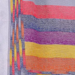 KALINI Woven Design Block Print Saree image 4