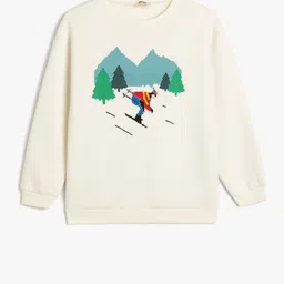 Koton Boys Cotton Self Design Casual Sweatshirt-image-71