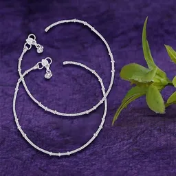 Heer Collection Silver-Plated Anklet-42