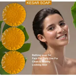 GROOVY Set Of 3 Peppermint Power Kesar Bathing Bar- 100 g Each-15