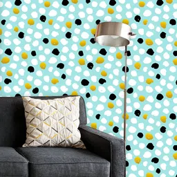 ArtzFolio Printed UV-Resistant Anti-Bacterial Hand Drawn Dots Peel & Stick Wallpaper-image-57