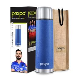 Pexpo Blue Single Stainless Steel Water Bottle-image-92