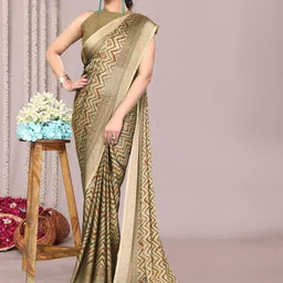 KALINI Geometric Printed Saree-picture-1