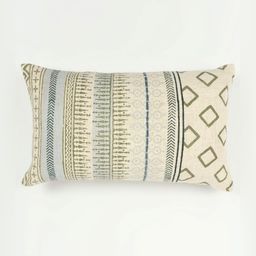 Art Avenue Green & Grey Geometric Rectangle Cushion Covers-39