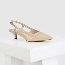 Oroh Raquel Women Slingback Leather Kitten Heel Mules-20