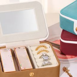 Cortina Camel Brown Set of 1 Regular Jewellery Organiser Organisers-48