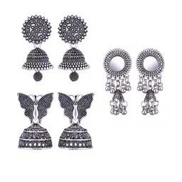Sangria Silver-Plated Alloy Earrings-picture-43