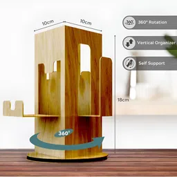 Sole Module Wooden 360 degrees Rotatable Holder image 3