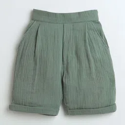 ZIP ZAP ZOOP Boys Textured Regular Fit Mid-Rise Shorts-2