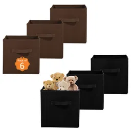 Kuber Industries Black Set of 6 Regular Multi-Utility Organisers-32