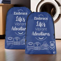 Aura Blue Set of 2 Water Resistant Multi-Utility Organisers-28