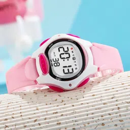 Shocknshop Kids Dial & Straps Digital Multi Function LED Backlight Watch 330 Pink-38