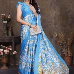 Lookmark Floral Printed Saree-picture-51
