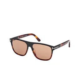 Tom Ford Men Square Sunglasses with UV Protected Lens FT1081 58 05E-picture-21