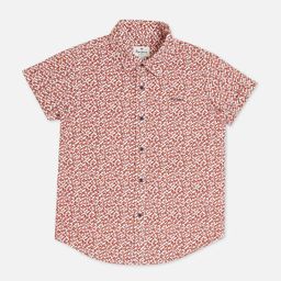 Pepe Jeans Boys Spread Collar Abstract Printed Cotton Casual Shirt-picture-40
