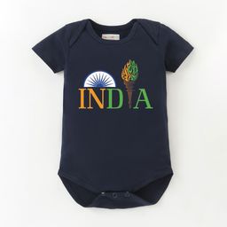 BLUSHES Infants Printed Pure Cotton Round Neck Bodysuit-image-36