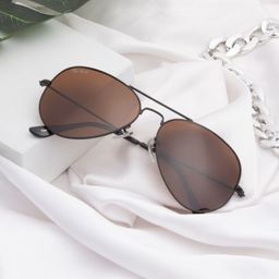 Ted Smith Unisex Aviator Sunglasses with Polarised Lens-35