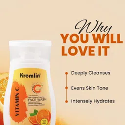 Kremlin Set Of 2 Vitamin C Intensely Hydrates Face Wash - 110 ml Each image 3