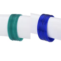 1ST TIME Set Of 24 Turquoise Blue Alloy Bangles-picture-41