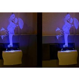 SOMIL Set of 2 3D Illusion Effect Multicolour Led Night Lamp-image-88