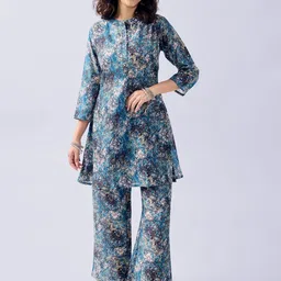 KALINI Printed Kurta With Palazzo Co-Ords-image-35