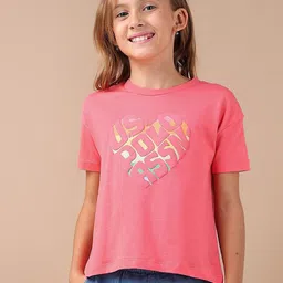 U.S. Polo Assn. Kids Girls Typography Pure Cotton T-shirt-picture-47
