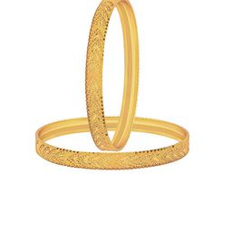 Shining Jewel - By Shivansh Set Of 4 Gold-Plated Bangles-image-5