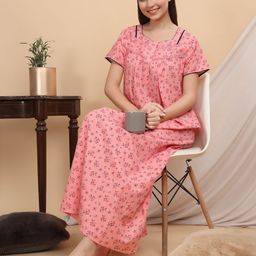 Sweet Dreams Printed Maxi Nightdress-image-68