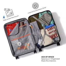 Timus Leolite Unisex Set Of 2 Hard Sided Trolley Suitcase image 4