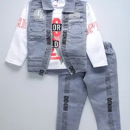 BAESD Boys Printed T-shirt with Trousers-image-82