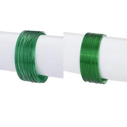 1ST TIME Set Of 24 Green Alloy Bangles-picture-49