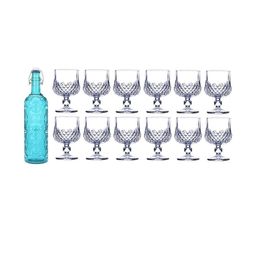 SOMIL Blue Glass Airtight Can Bottle-image-31