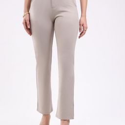 Global Republic Women Straight Fit Trousers-image-5