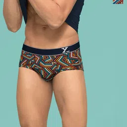 XYXX Men Pack of 2 Relaxed Fit Printed Parallax Intellifresh Cotton Brief-picture-20