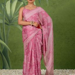KALINI Floral Printed Saree-image-49