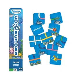 Skillmatics Kids Connectors Shark Attack Board Game-image-46