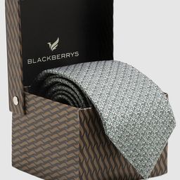 Blackberrys Woven Design Pure Silk Broad Tie-image-89
