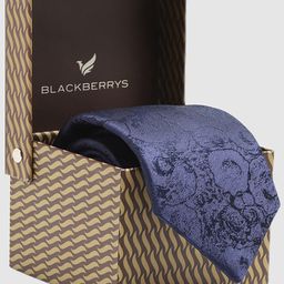 Blackberrys Woven Design Pure Silk Broad Tie-image-92