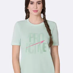 Van Heusen Proactive Elite Typography Print Anti-Odour Round Neck T-shirt-image-52