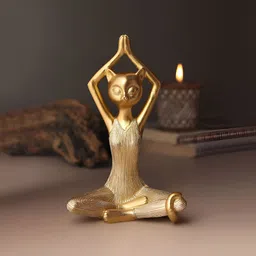 HABERE INDIA Gold-Toned Figurine Showpiece-image-80
