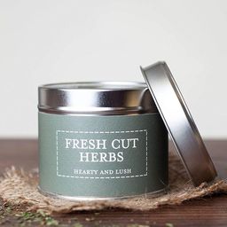 Aromatic Fables White Herb Garden Scented Candle with Tin Jar-6