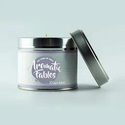 Aromatic Fables White Cupcake Scented Tin Jar Candle-image-51