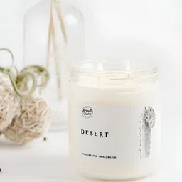 Aromatic Fables White & Black Scented Double Wick Glass Jar Candle-32