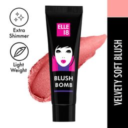 ELLE 18 Shimmer Lightweight Blush Bomb 9ml - Coral 01-image-6