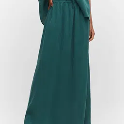 MANGO Solid Straight Design Maxi Skirt-image-87