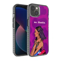 DailyObjects Purple & Pink Printed No thanks iPhone 13 Phone Case-17