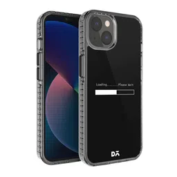 DailyObjects Black & White Printed Loading Dialog iPhone 13 Phone Case image 1